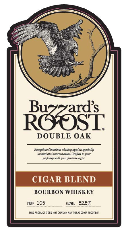TABC label artwork for Buzzard's Roost Cigar Blend Bourbon Whiskey