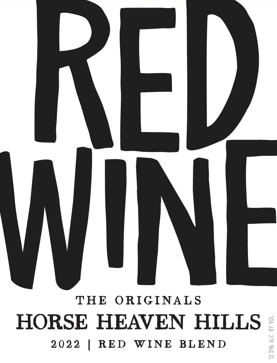 TABC label artwork for THE ORIGINALS RED WINE BLEND HORSE HEAVEN HILLS