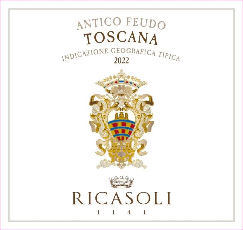 TABC label artwork for Ricasoli Antico Feudo Rosso Toscana IGT