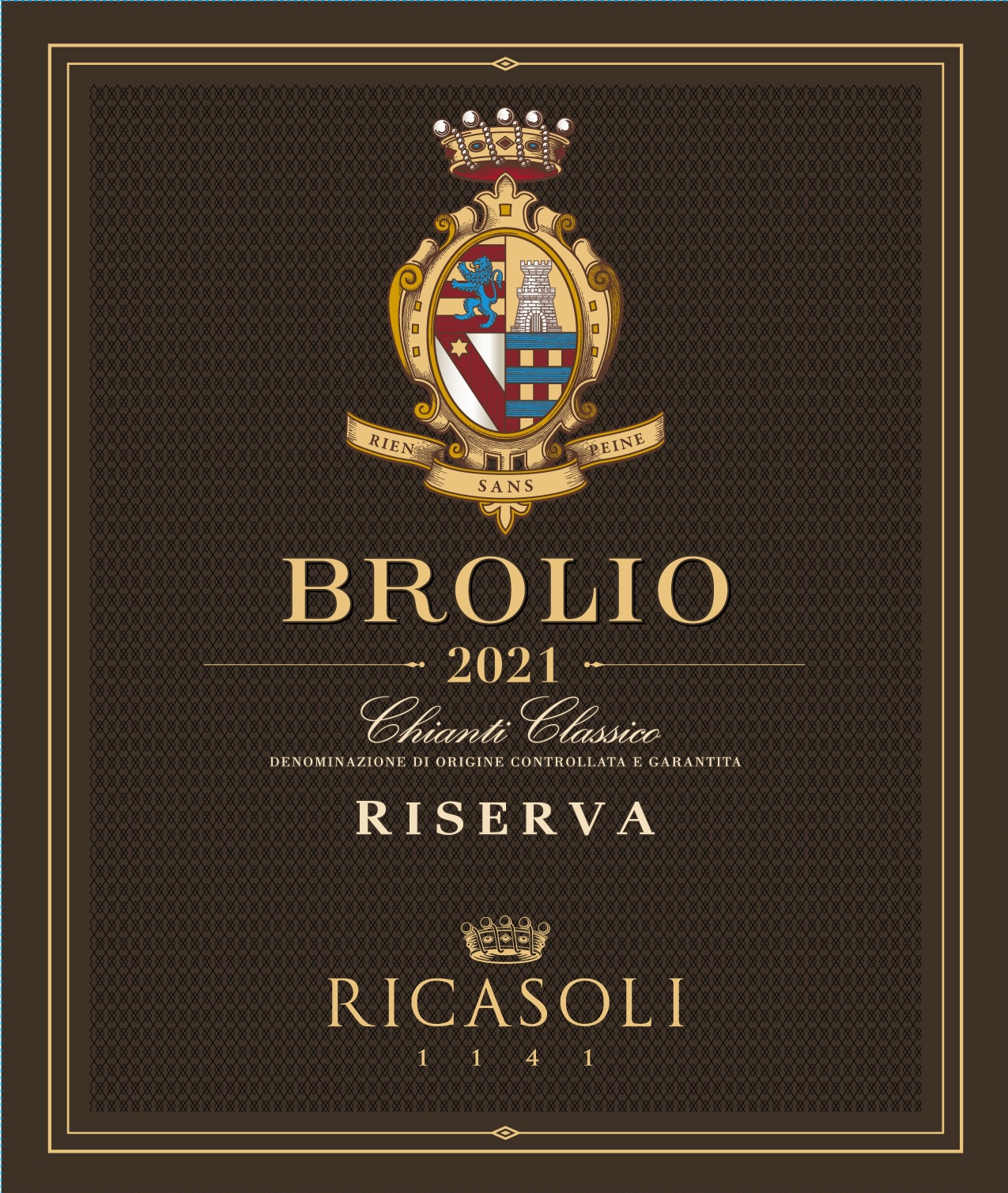TABC label artwork for Barone Ricasoli "Brolio" Chianti Classico DOCG Riserva