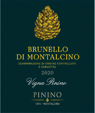 TABC label artwork for Pinino Vigna Pinino Brunello di Montalcino Red