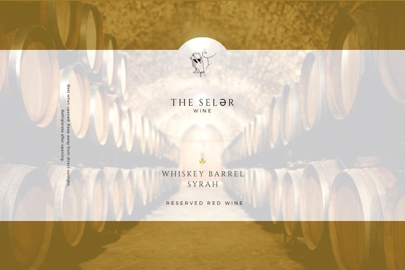TABC label artwork for The Seler Whiskey Barrel Syrah