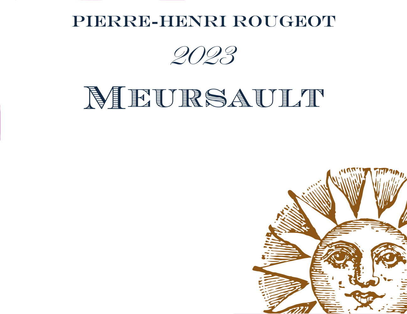 TABC label artwork for Pierre-Henri Rougeot Meursault