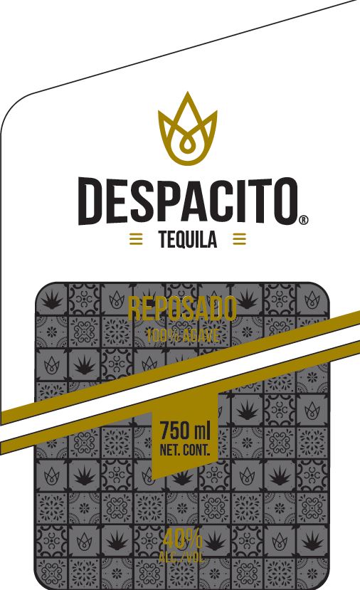 TABC label artwork for Despacito Tequila Reposado 100% Agave