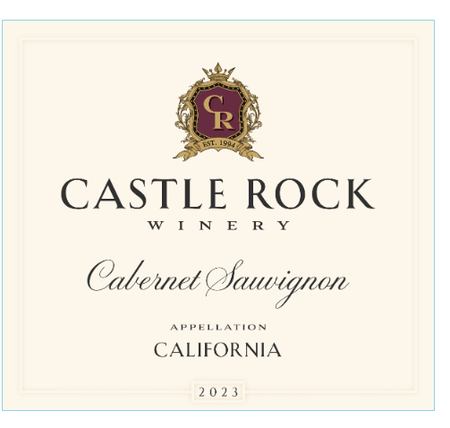 TABC label artwork for Castle Rock Winery Cabernet Sauvignon California