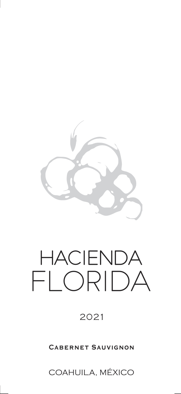 TABC label artwork for 2023 Hacienda Florida Cabernet Sauvignon