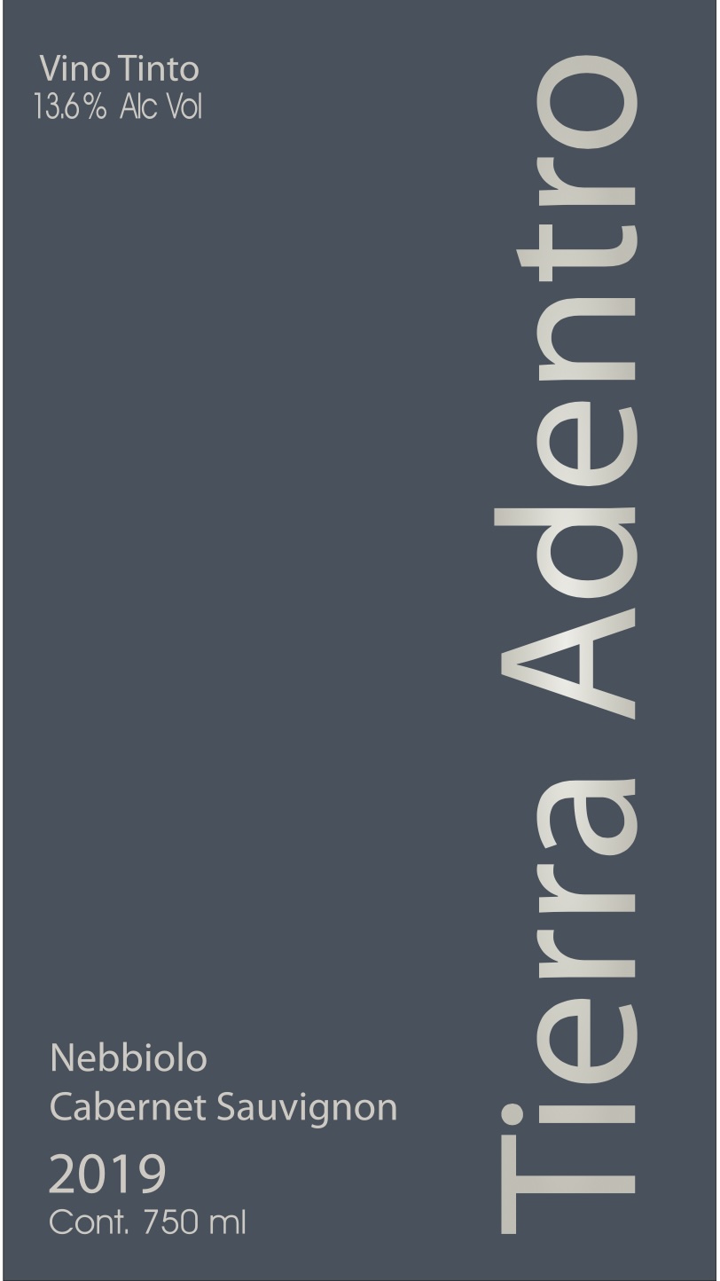 TABC label artwork for Tierra Adentro Nebbiolo Cabernet Sauvignon