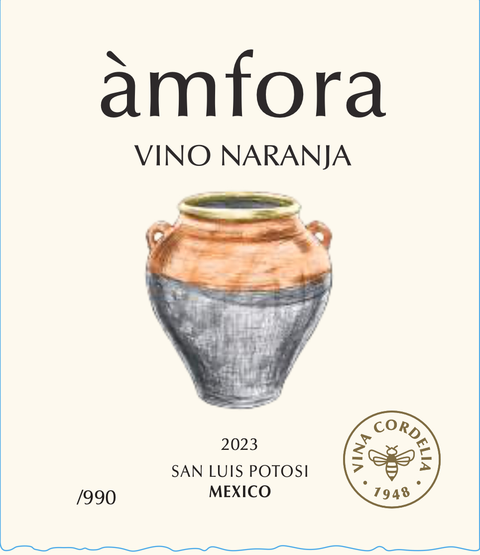 TABC label artwork for Vina Cordelia Amfora Rosa del Peru