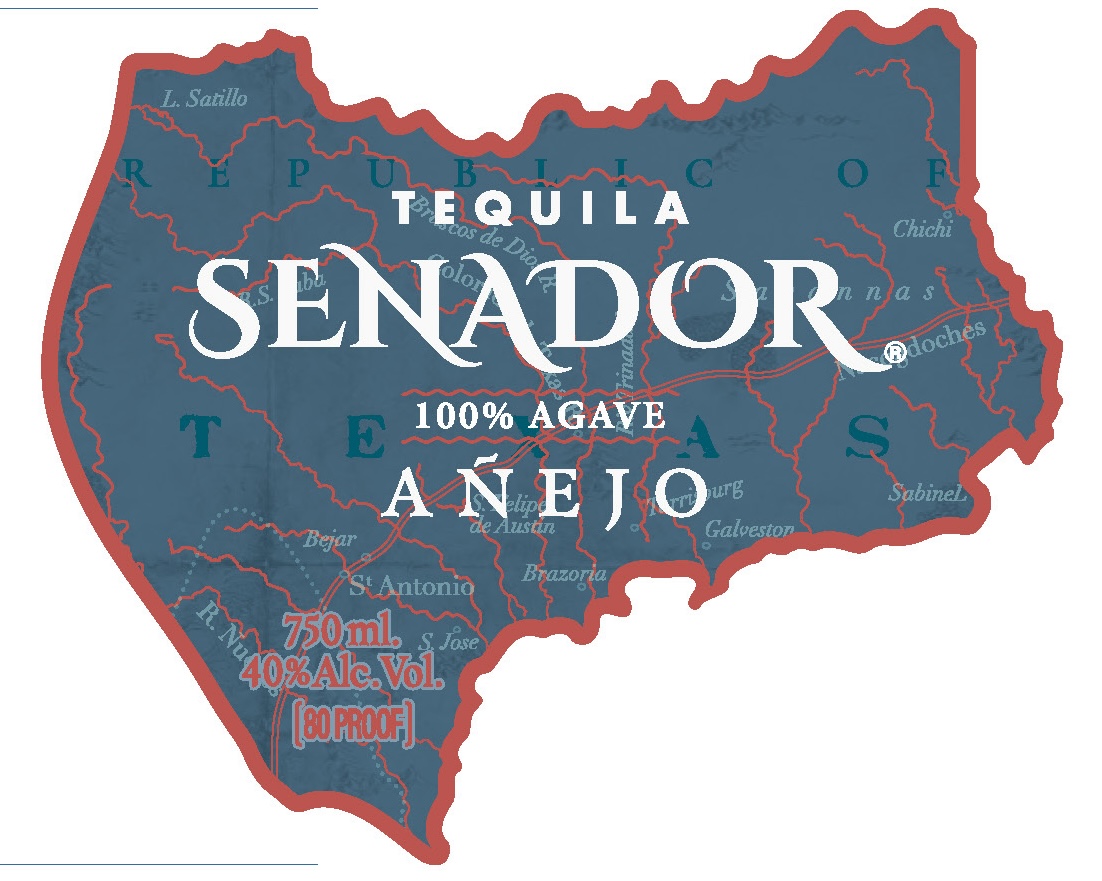 TABC label artwork for Tequila Senador Añejo