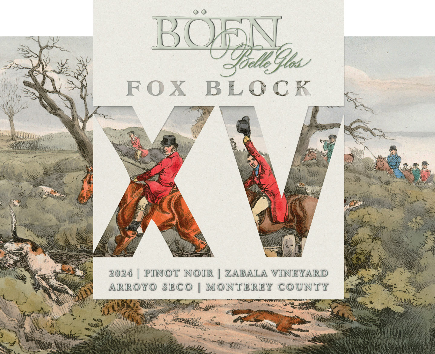 TABC label artwork for Boen Fox Block
