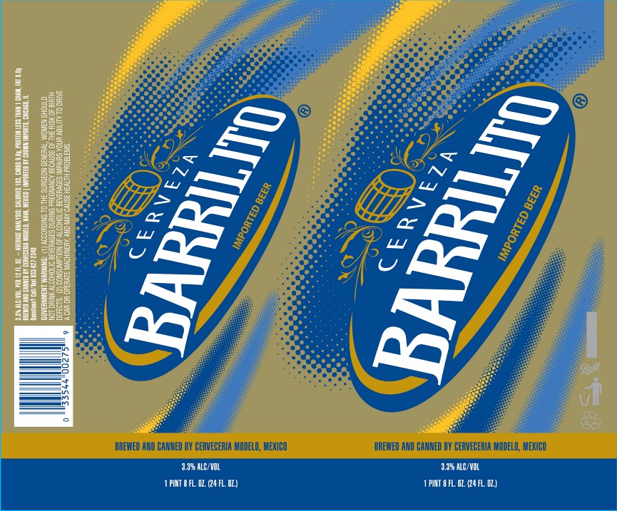 TABC label artwork for Barrilito