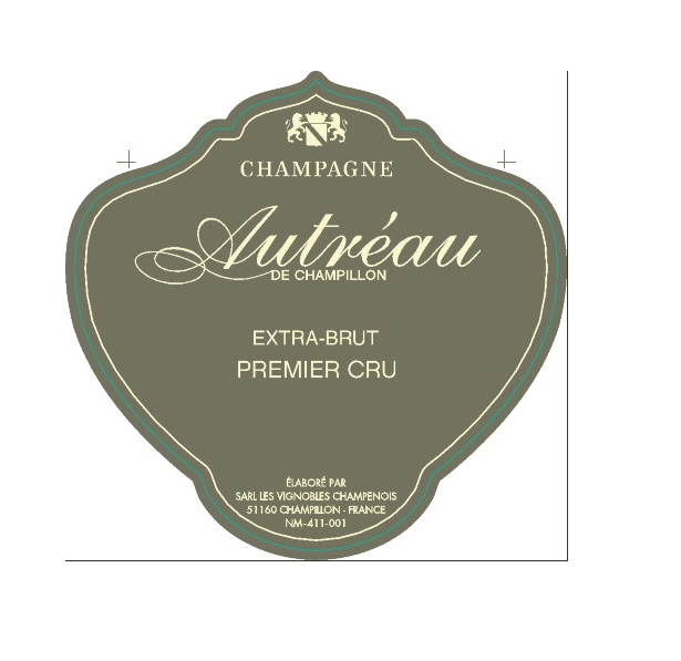 TABC label artwork for AUTREAU EXTRA BRUT 1er CRU