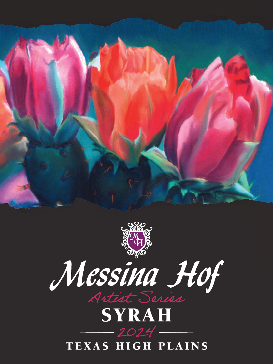 TABC label artwork for Messina Hof Artist Series Syrah