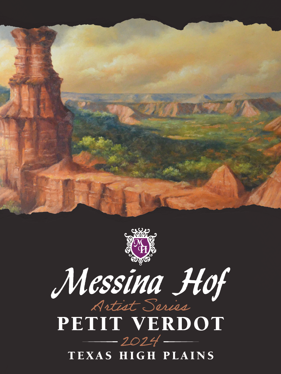 TABC label artwork for Messina Hof Artist Series Petit Verdot