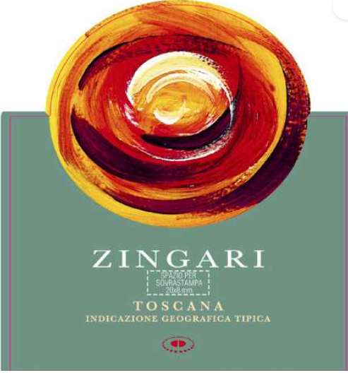TABC label artwork for Zingari Toscana Bianco