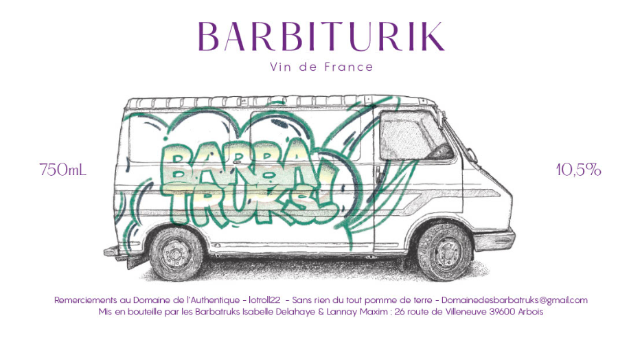 TABC label artwork for BARBITURIK - BARBATRUKS