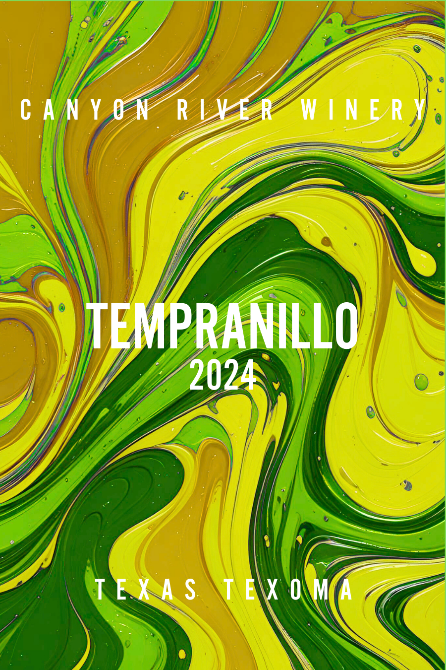 TABC label artwork for Tempranillo Texoma