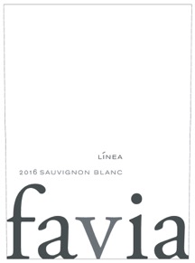 TABC label artwork for Favia Linea Sauvignon Blanc Coombsville