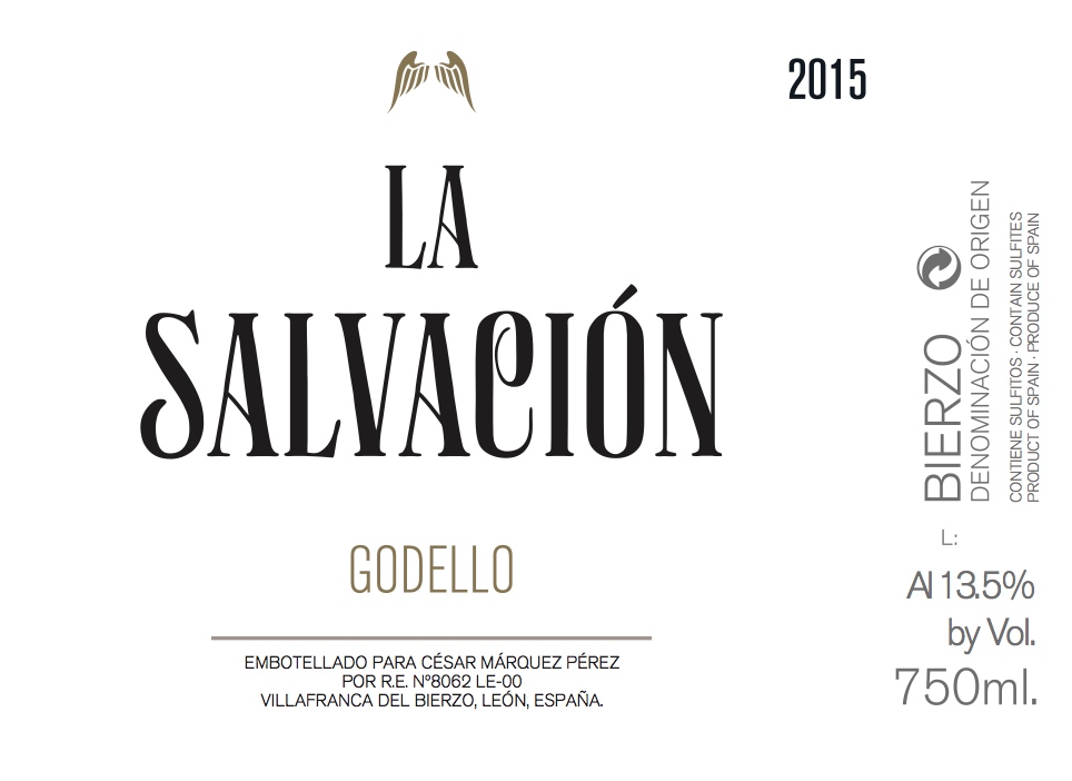 TABC label artwork for La Salvacion Godello Bierzo