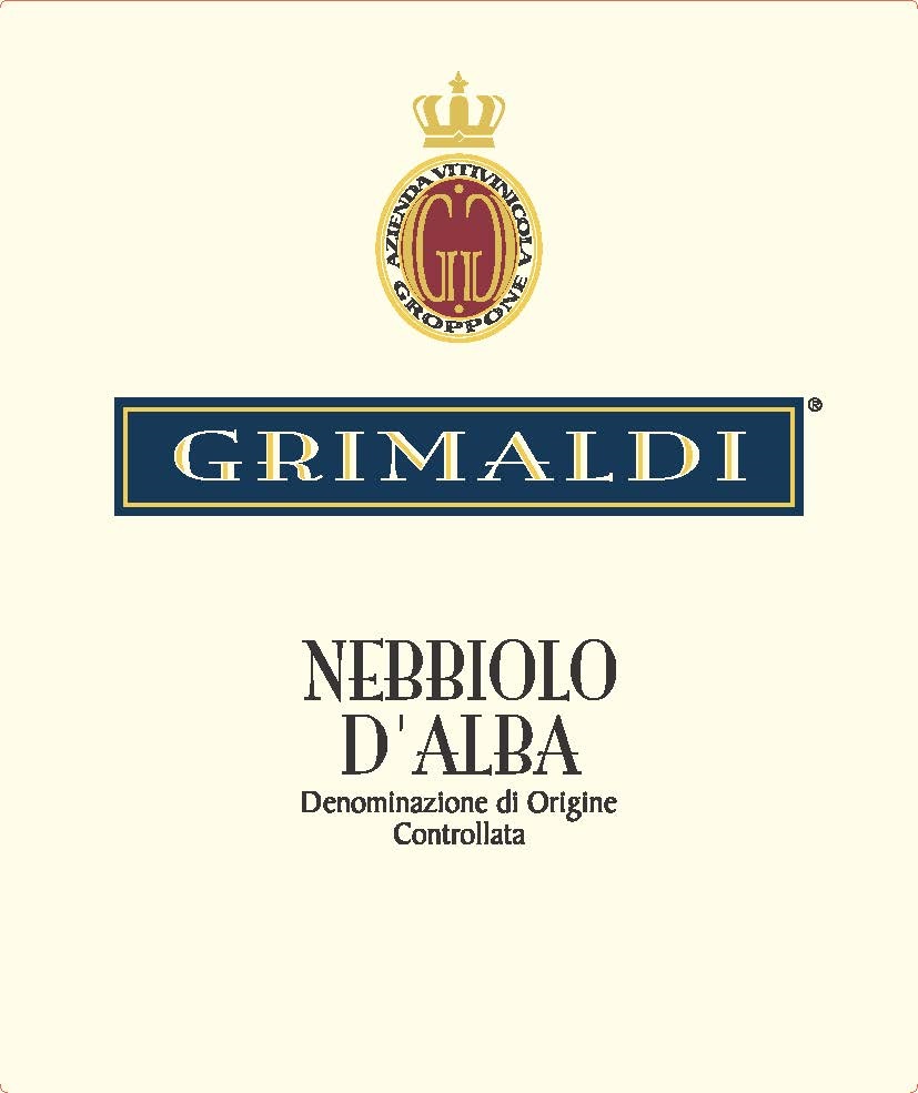 TABC label artwork for Grimaldi Nebbiolo d'Alba