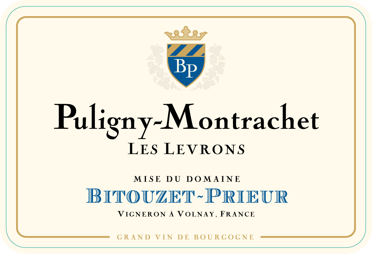 TABC label artwork for Domaine Bitouzet-Prieur Puligny-Montrachet Les Levrons