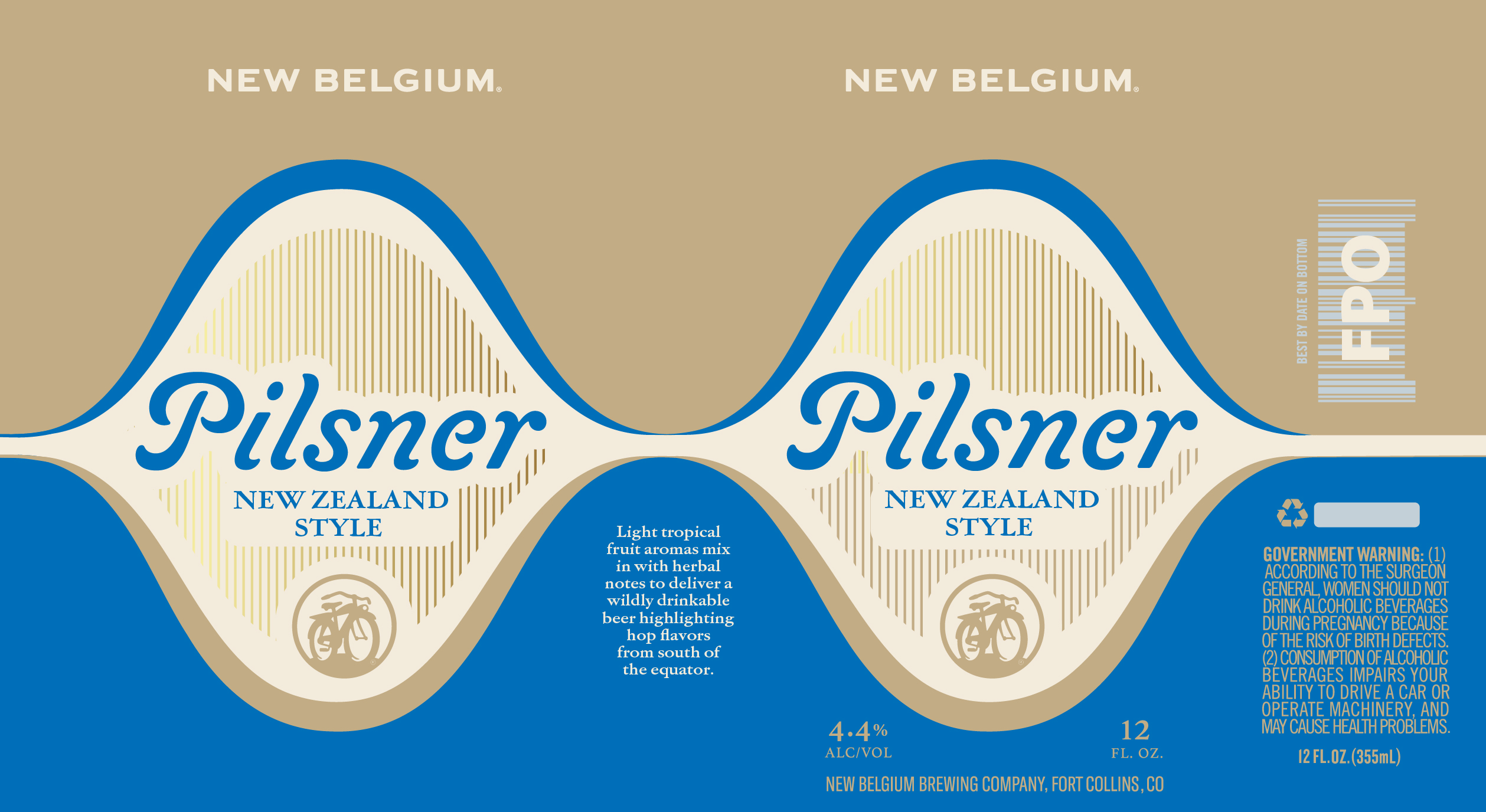 TABC label artwork for PILSNER NEW ZEALAND STYLE