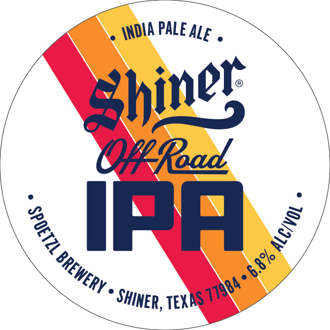 TABC label artwork for Shiner Off Road IPA