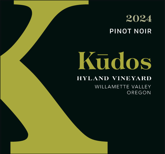TABC label artwork for Kudos Pinot Noir 2024