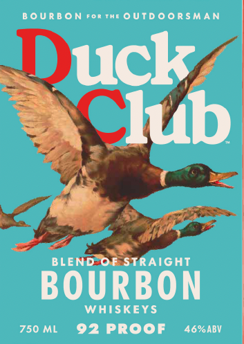 TABC label artwork for Duck Club 92 Proof