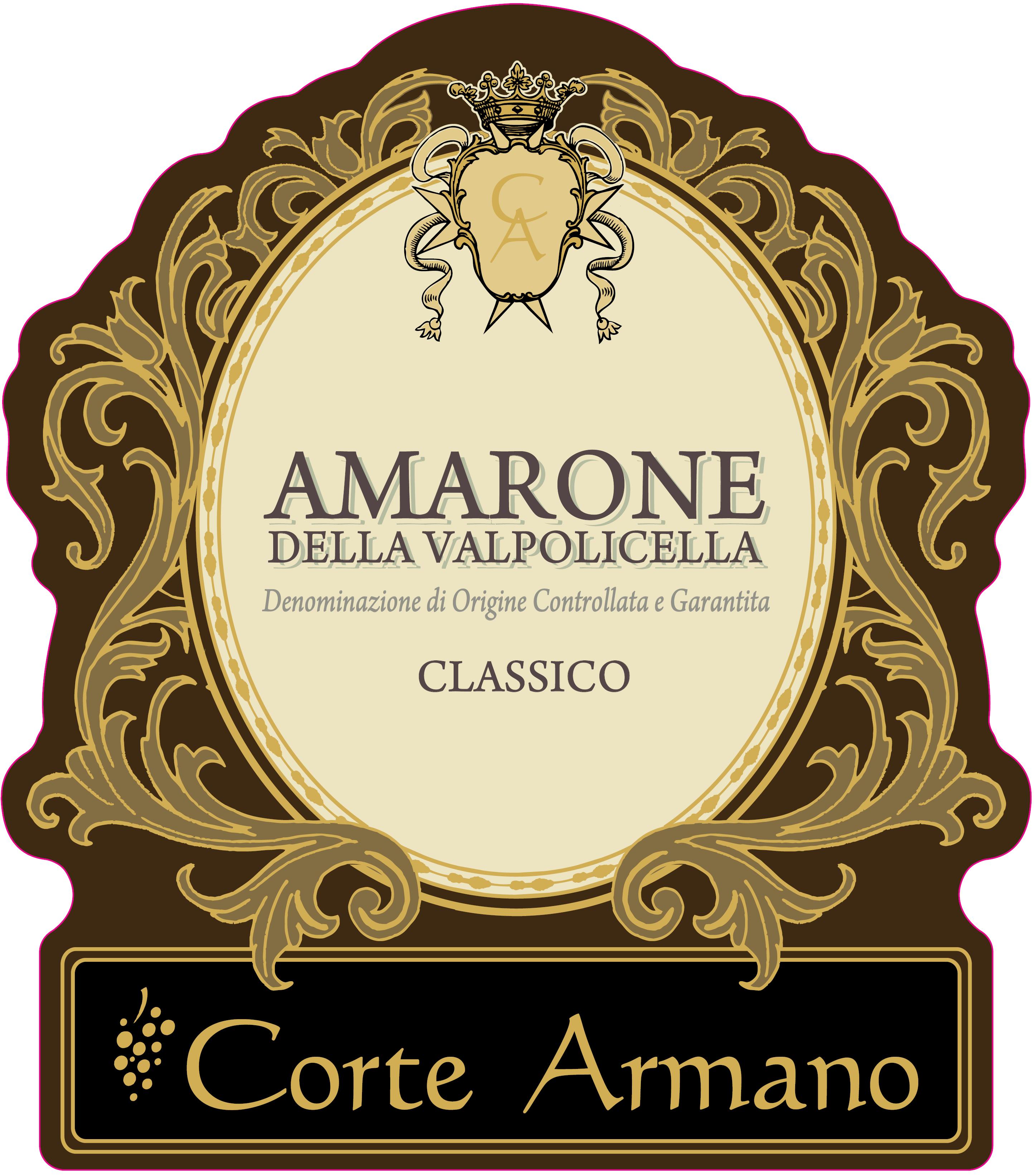 TABC label artwork for Corte Armano Amarone