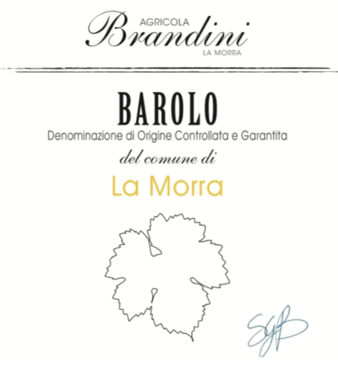 TABC label artwork for BRANDINI LA MORRA