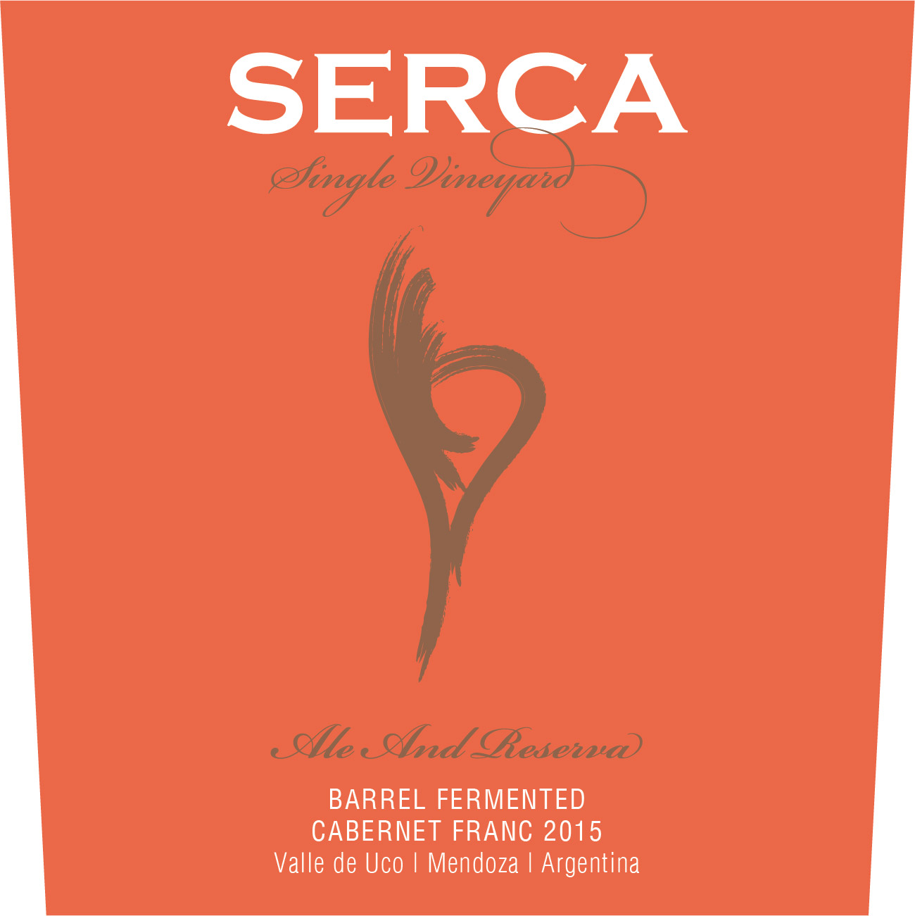 TABC label artwork for SERCA Cabernet Franc