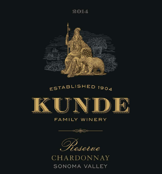 TABC label artwork for KUNDE FAMILY WINERY RESERVE SONOMA VALLEY CHARDONNAY