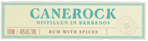 TABC label artwork for Canerock Barbados Rum