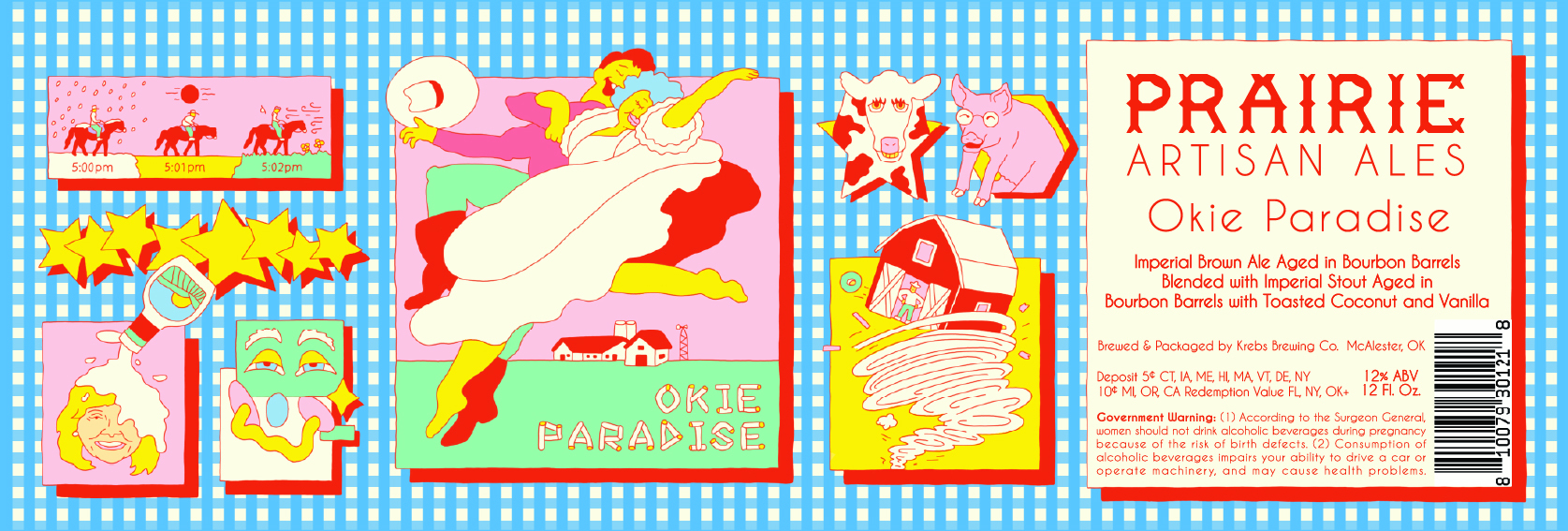 TABC label artwork for Prairie Artisan Ales Okie Paradise