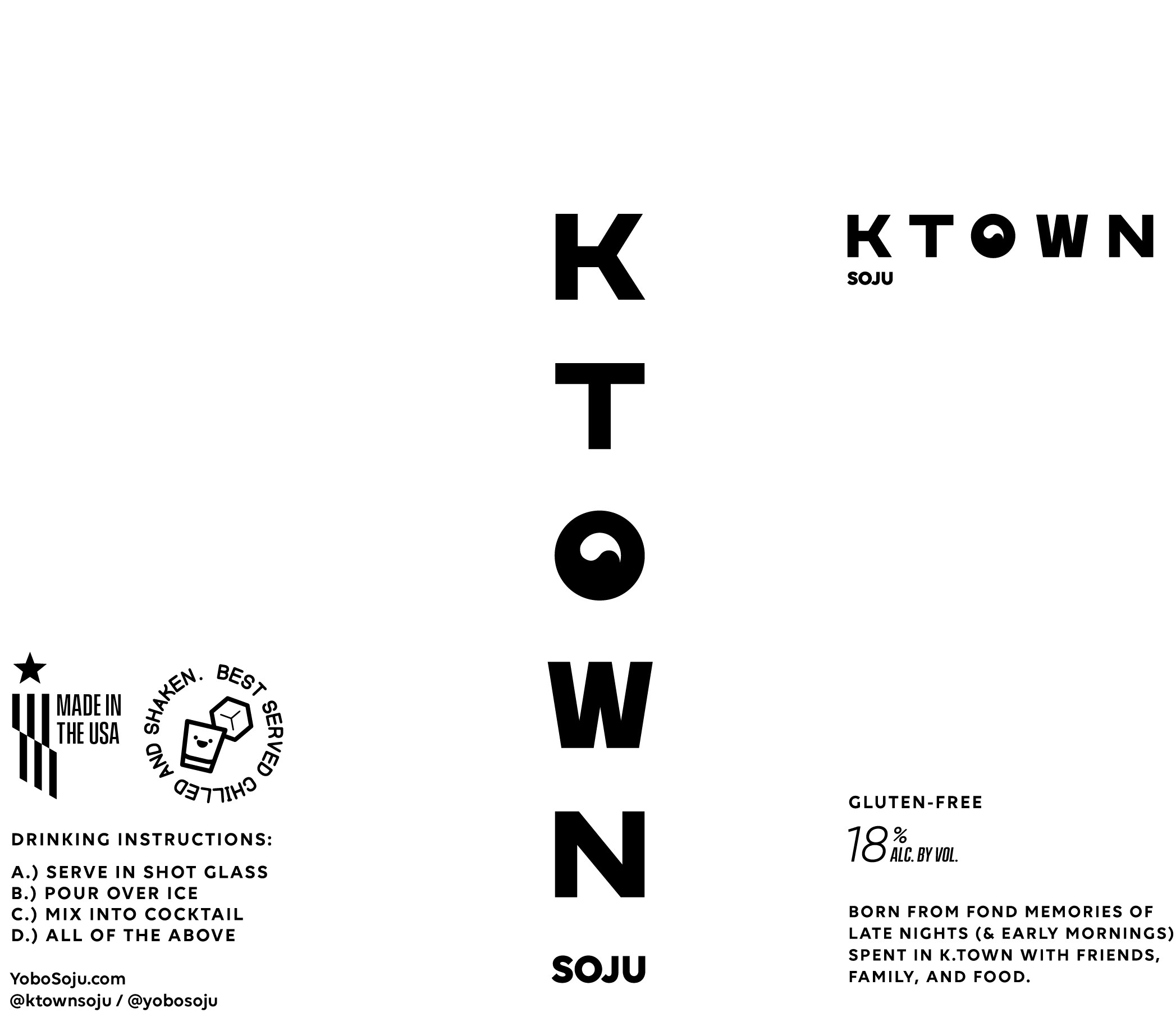 TABC label artwork for KTOWN GRAPE + GINGER TRANSFUSION