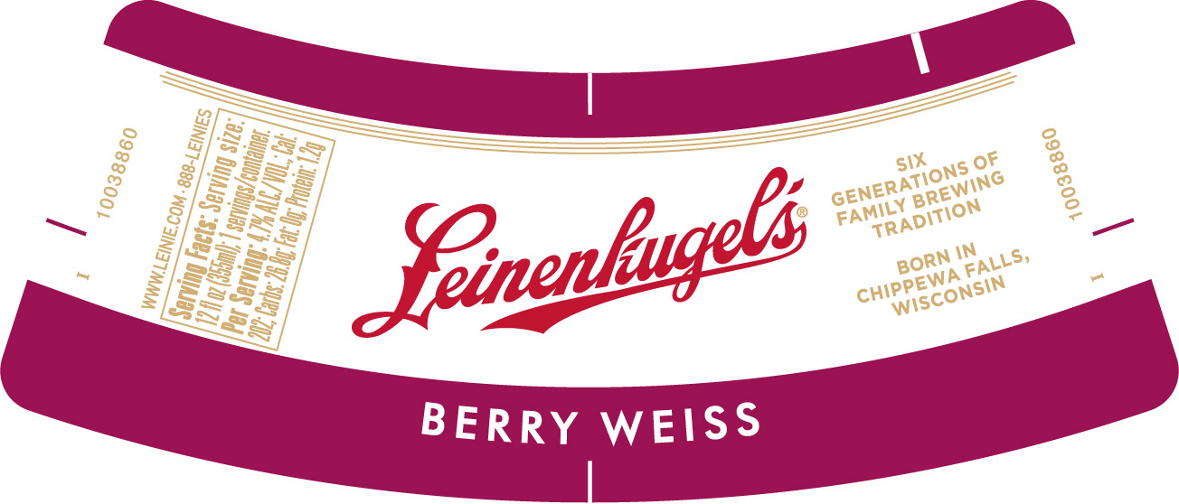TABC label artwork for Leinenkugel's Berry Weiss