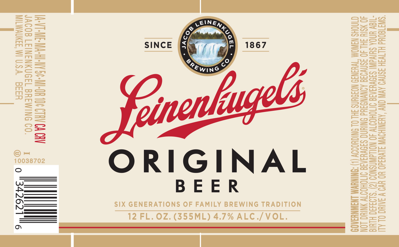 TABC label artwork for Leinenkugel's Original