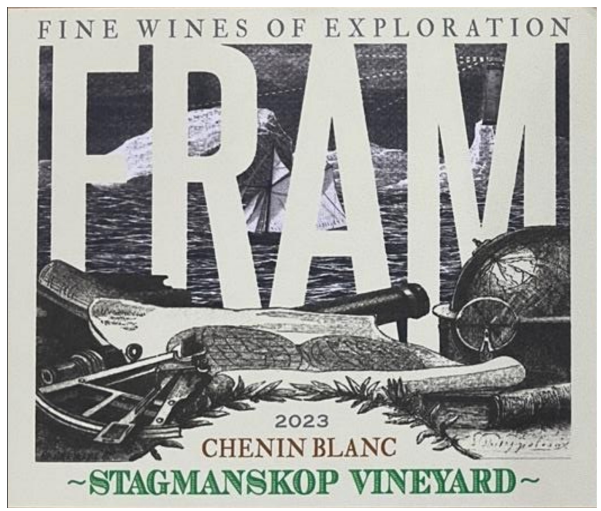 TABC label artwork for Fram Chenin Blanc