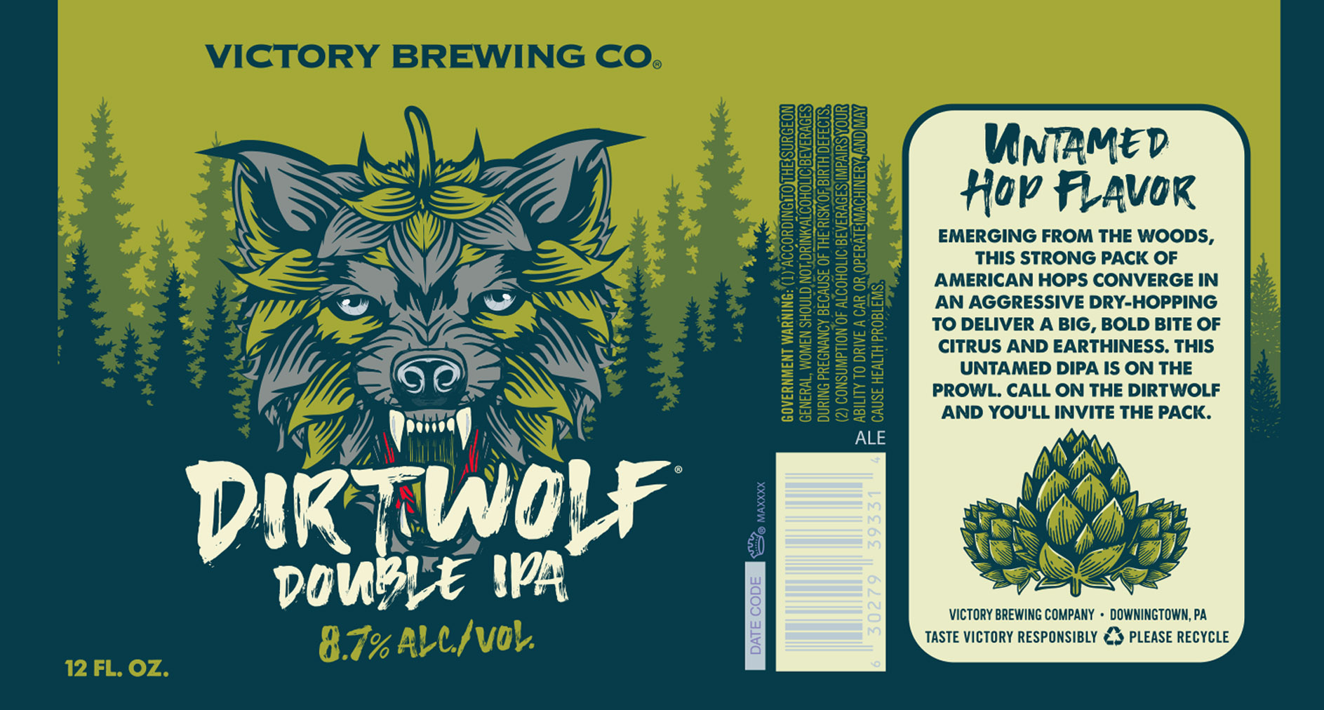 TABC label artwork for VICTORY DIRTWOLF 2026 CAN