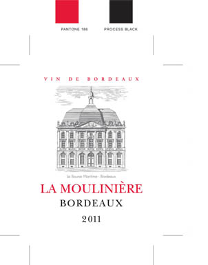 TABC label artwork for LA MOULINIERE ROUGE
