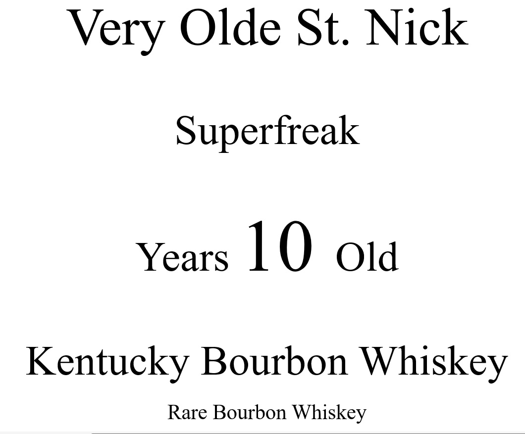 TABC label artwork for Very Olde St. Nick Superfreak