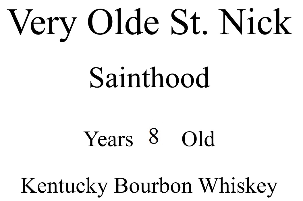 TABC label artwork for Very Olde St. Nick Sainthood