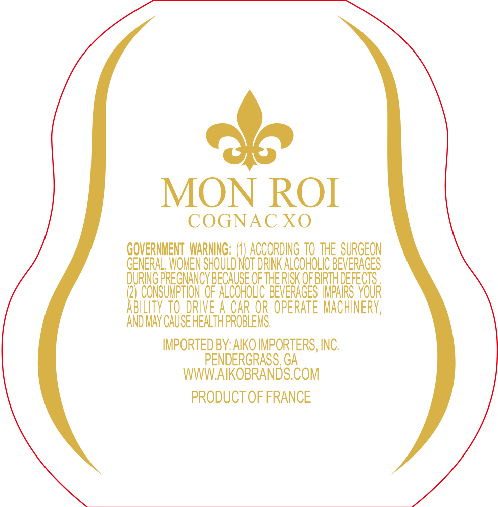 TABC label artwork for Mon Roi Cognac XO Snake