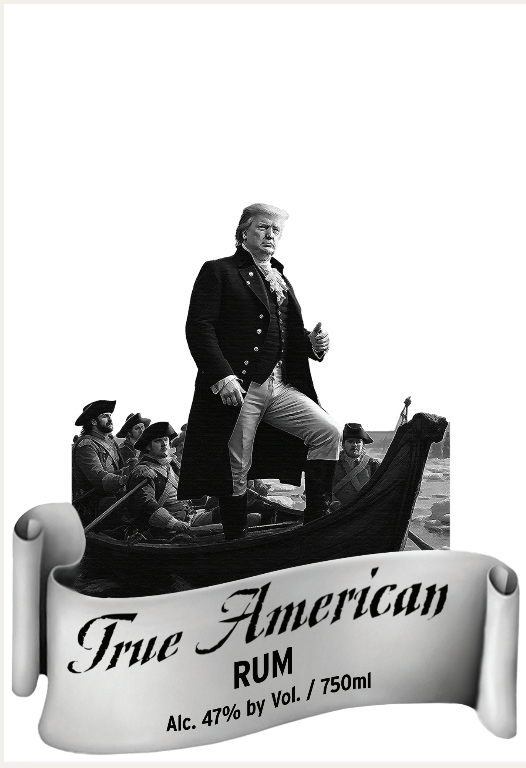 TABC label artwork for True American Rum