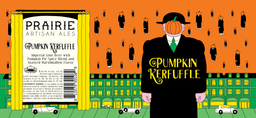 TABC label artwork for Prairie Artisan Ales Pumpkin Kerfuffle