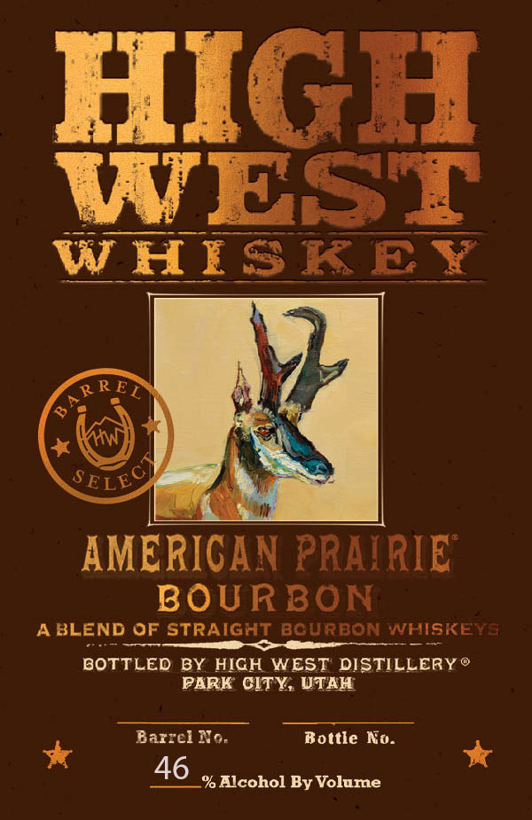 TABC label artwork for High West Whiskey American Prairie Barrel Select
