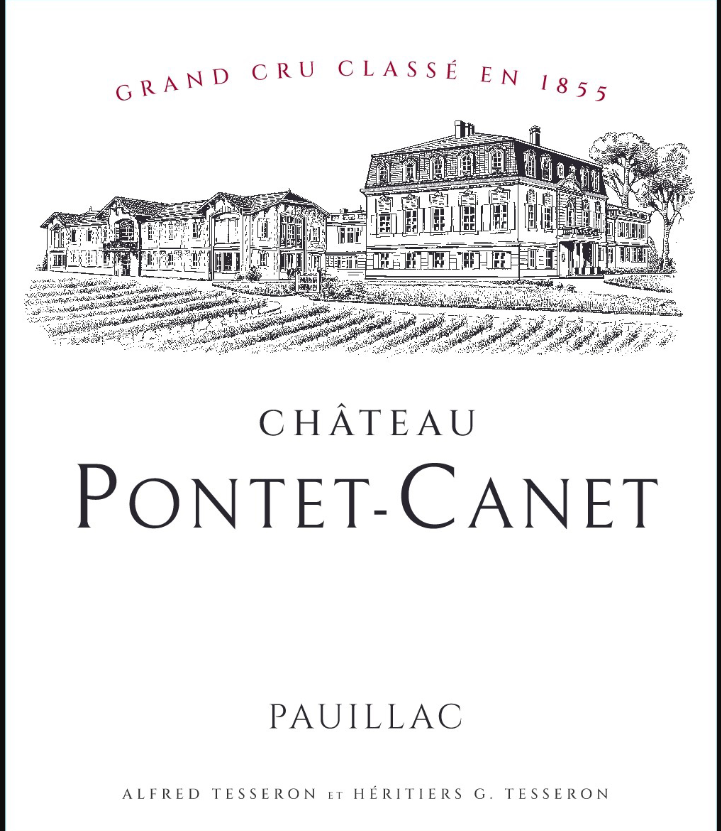 TABC label artwork for CHATEAU PONTET-CANET PAUILLAC