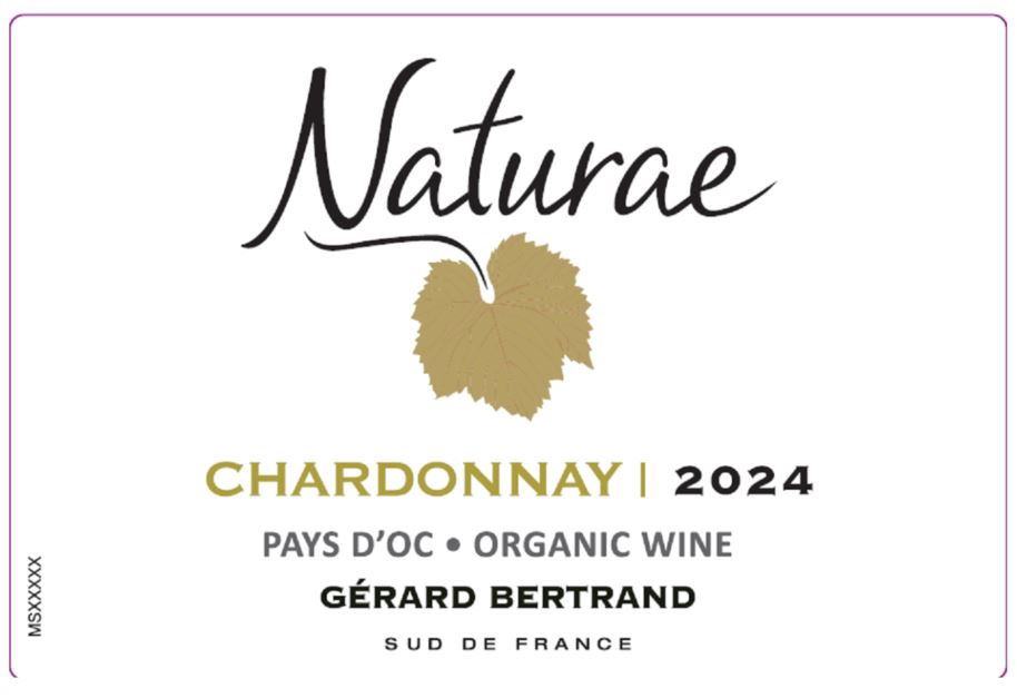 TABC label artwork for GERARD BERTRAND NATURAE Chardonnay PAYS D'OC WHITE