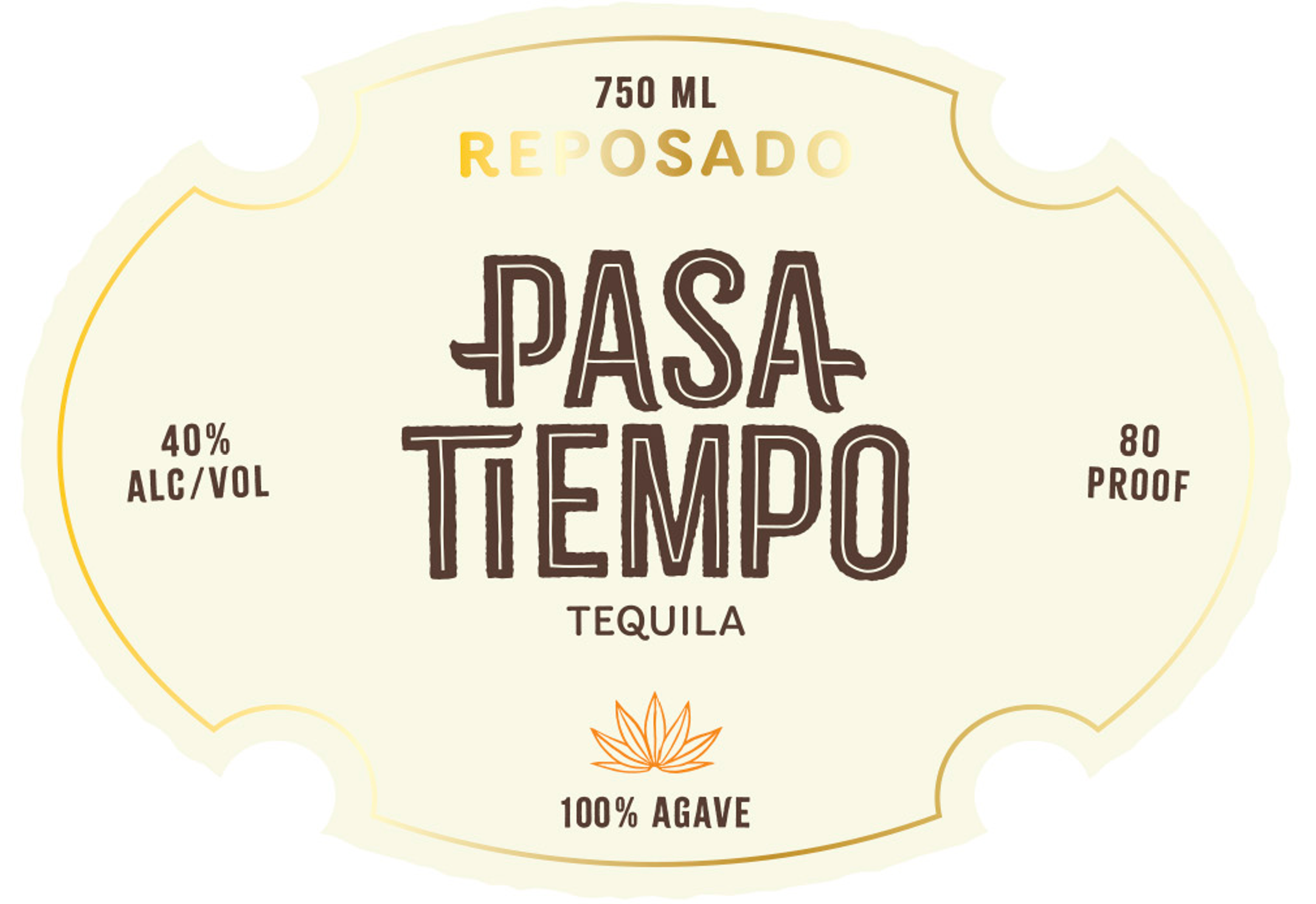 TABC label artwork for PASA TIEMPO REPOSADO